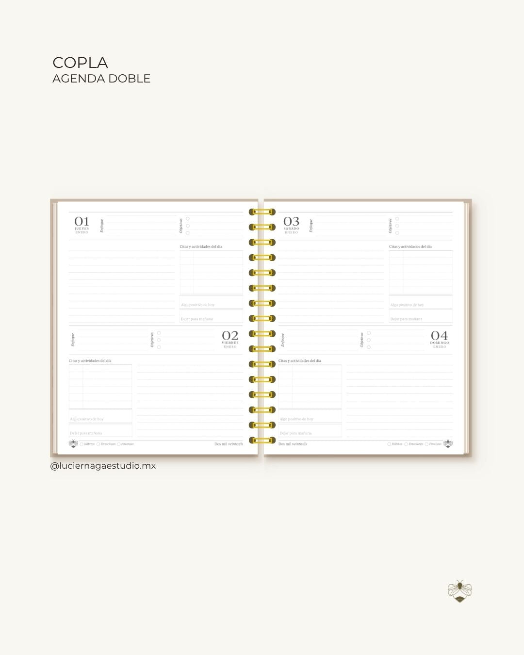 Agenda Doble Copla