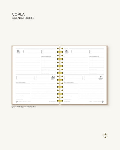 Agenda Doble Copla