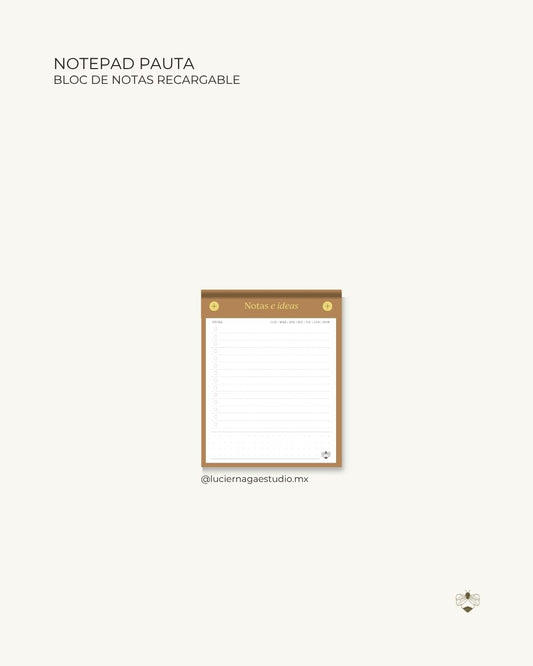 Notepad Pauta