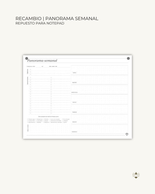 Recambio para Notepad | Panorama