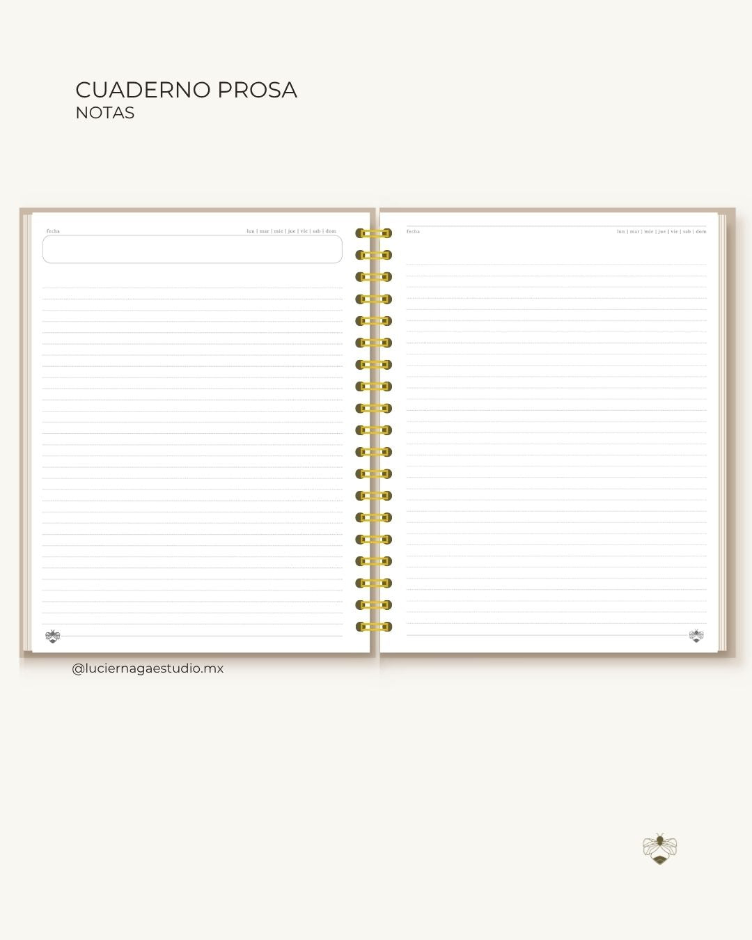 Cuaderno Prosa