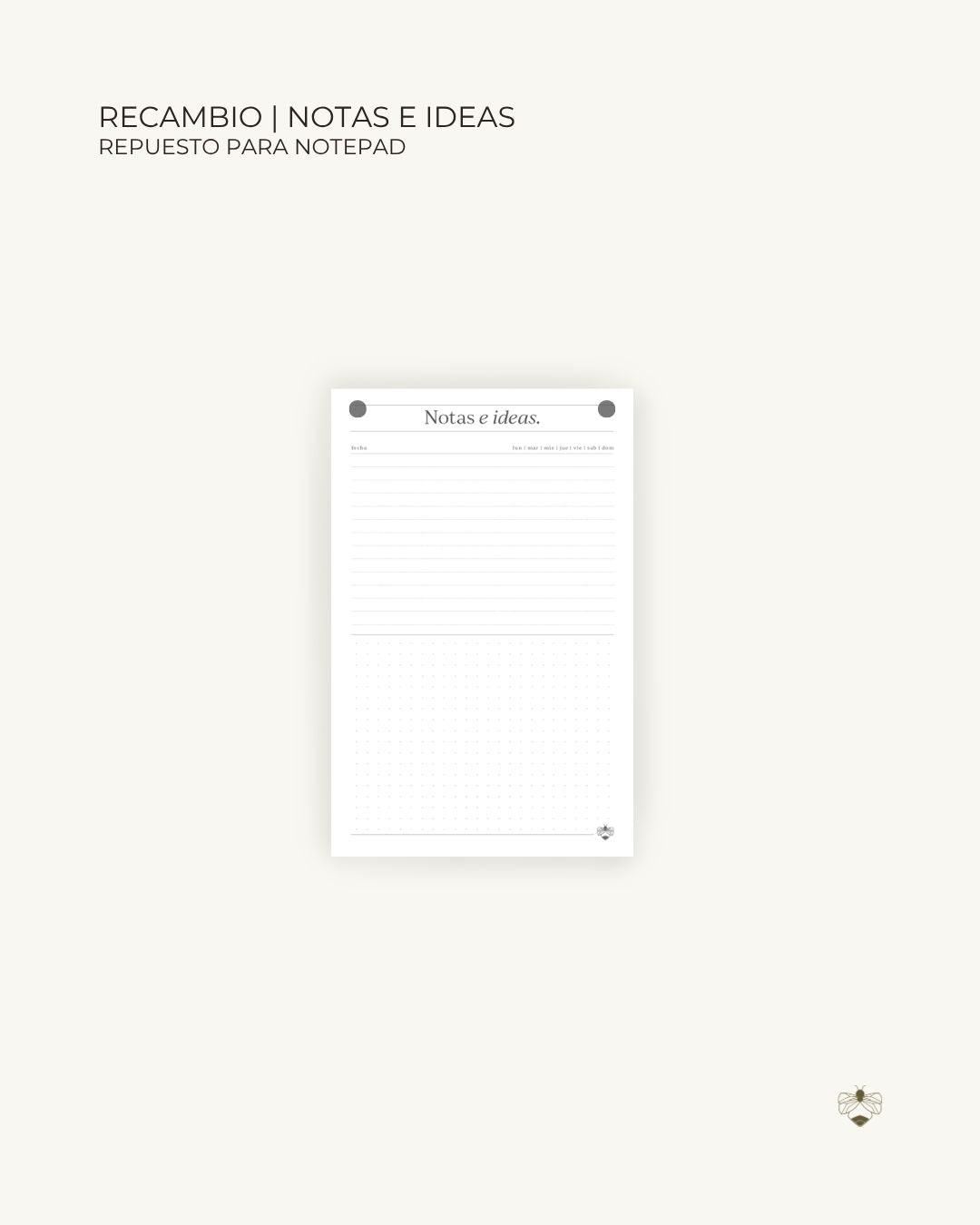 Refill Notepad Deluxe