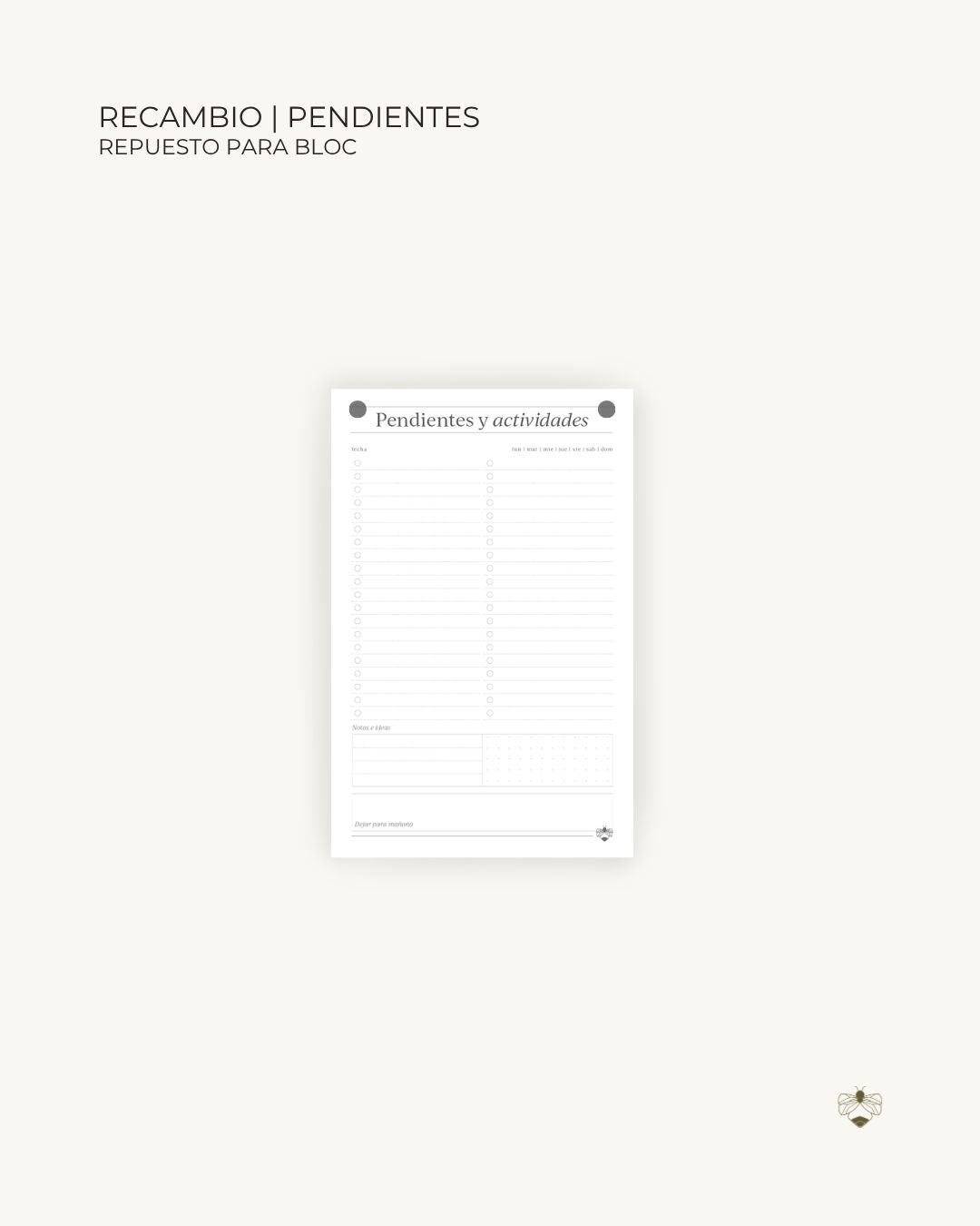 Refill Notepad Deluxe
